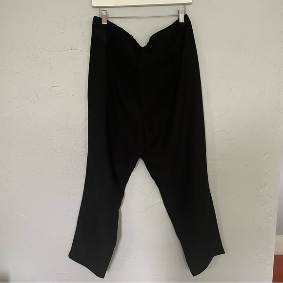 Banana Republic Hayden Black Dress Pants Trousers Straight-Leg sz Large - Picture 7 of 11